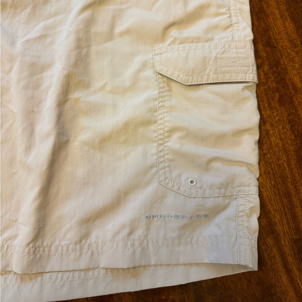 Columbia Sportswear Performance Fishing Gear cargo khaki shorts men’s 38 - Picture 2 of 14